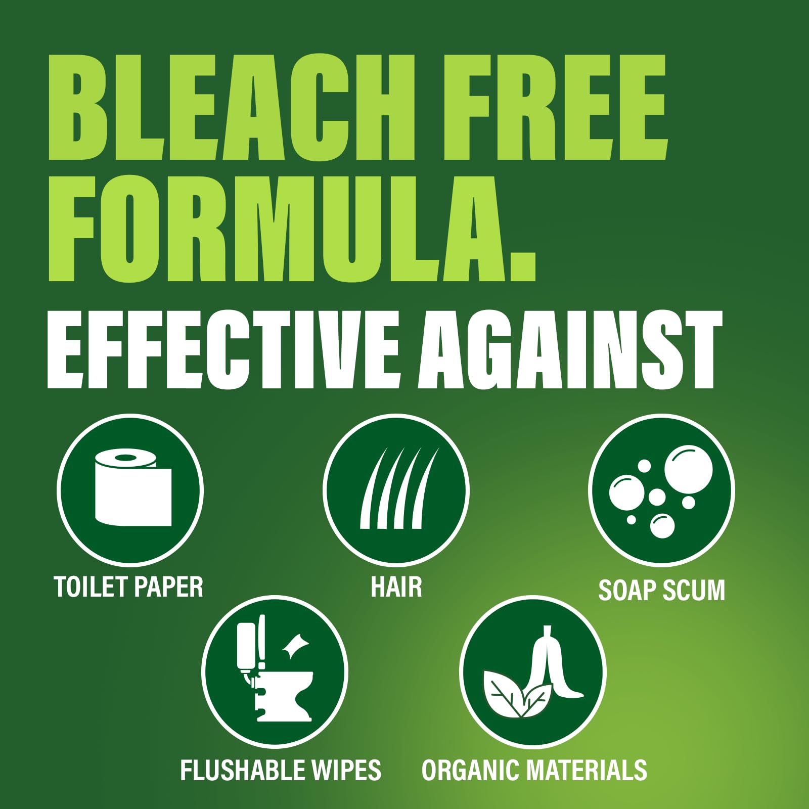 Best Eco Friendly Drain Line Cleaner | Main Drain Lines | Sink and Floor Pipes | Sewers | Urinals | Toilets | for use in Residential or Commercial
