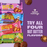 Sweet Nothings, Superfood Nut Butter Bites Organic Snack, Apple Cinnamon with Peanut Butter, 2 Bite Pack - No Added Sugar, Plant Based, Vegan, Only 7