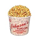 Johnson's Popcorn Large Caramel Tub - World Famous Caramel Popcorn Since 1940, Handmade Everyday