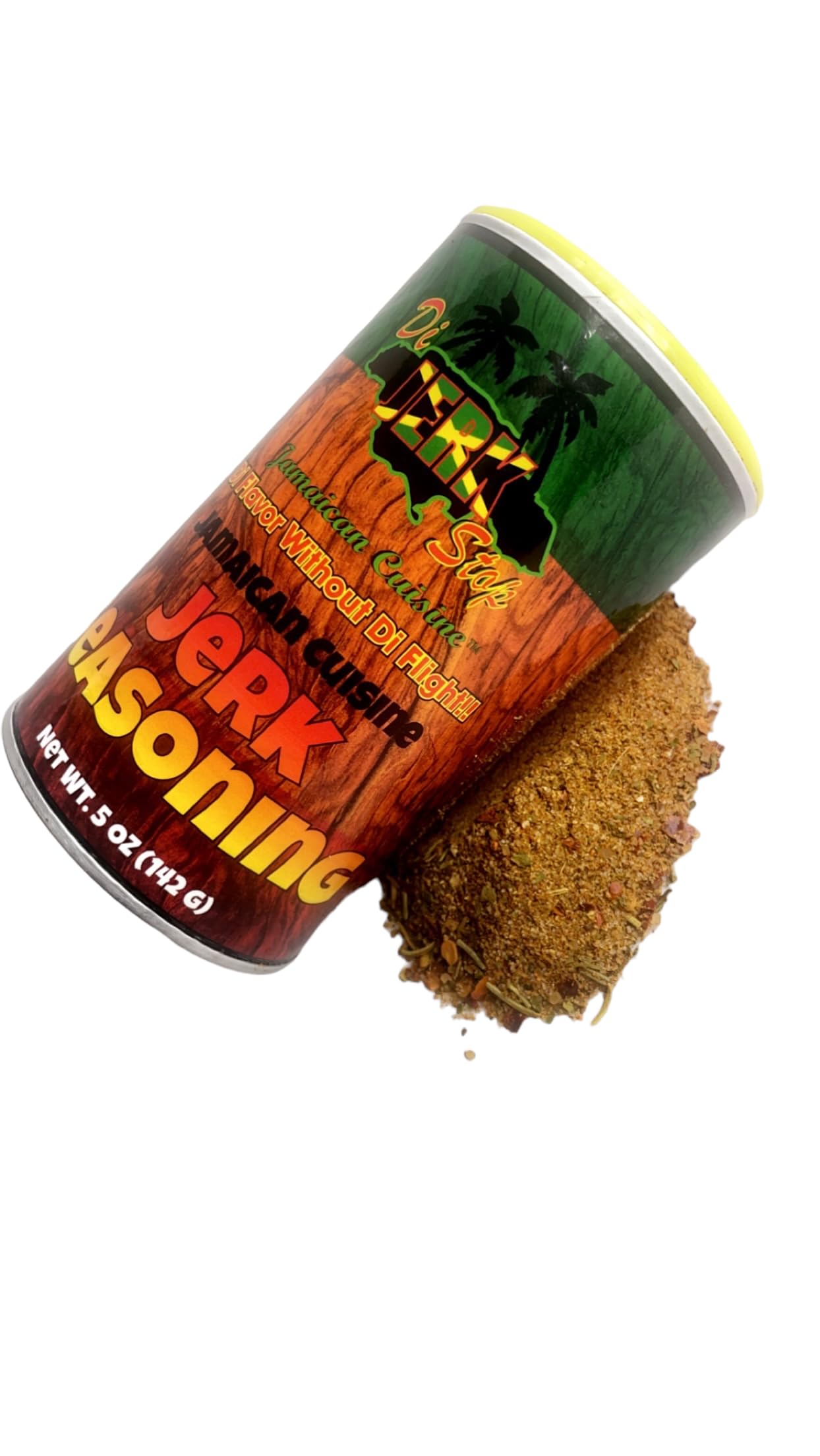 Di Jerk Stop JERK SEASONING Traditional Jamaican seasoning low sodium and flavorful all purpose use.