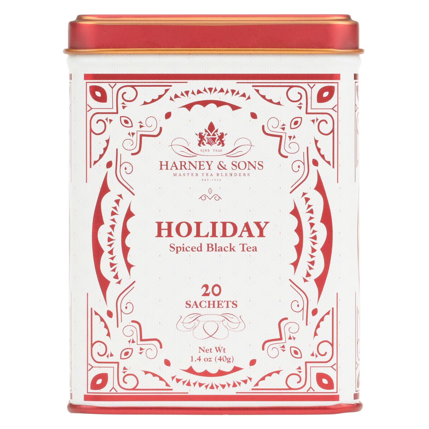 Harney & Sons Holiday Tea, 20 ct sachet tin