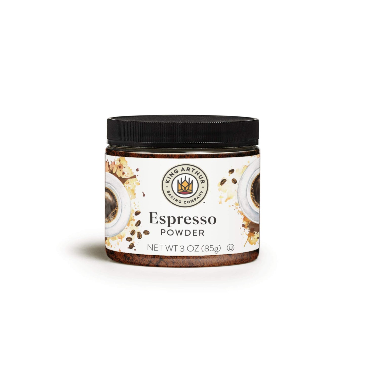 King Arthur Espresso Powder: Premium Baking Extract for Rich Chocolate Flavoring, 3 oz Reusable Jar, Kosher Certified - Enhance Your Desserts