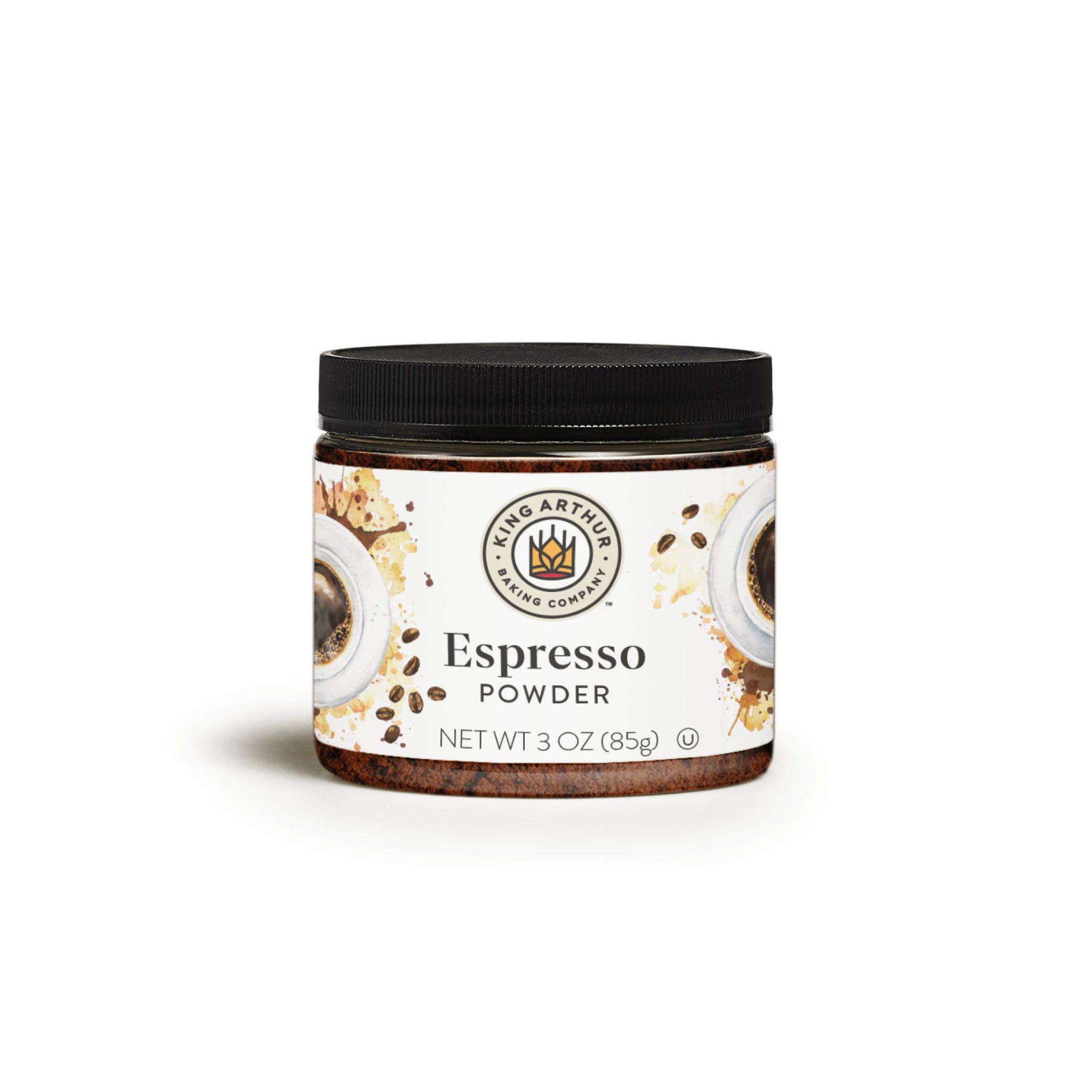 King Arthur Espresso Powder: Premium Baking Extract for Rich Chocolate Flavoring, 3 oz Reusable Jar, Kosher Certified - Enhance Your Desserts