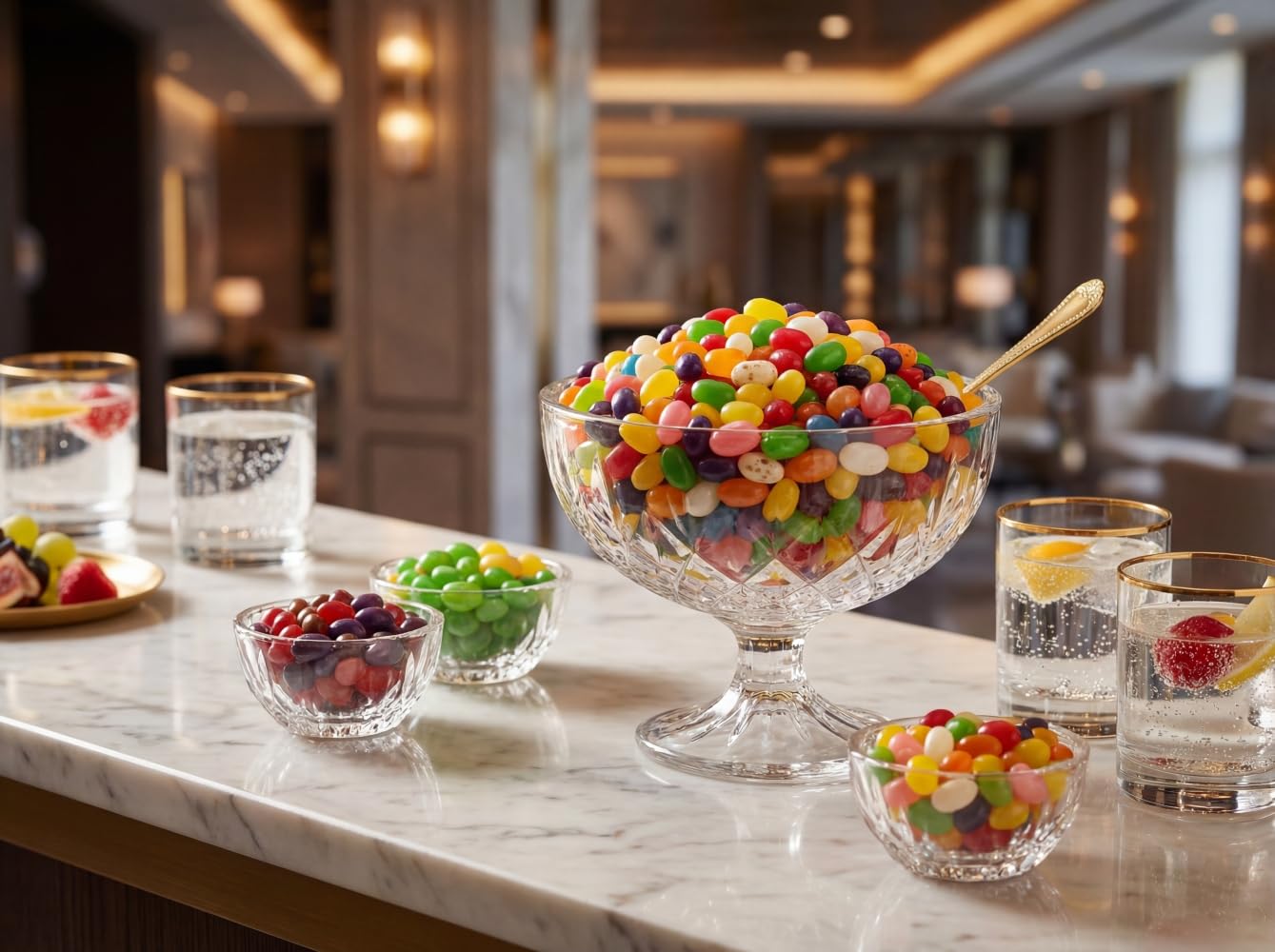 Assorted Fruit Jelly Beans - 2 lb Bulk Bag - Classic Chewy Candy in Mixed Fruit Flavors - Perfect for Parties, Candy Buffets, Easter Baskets, Offices