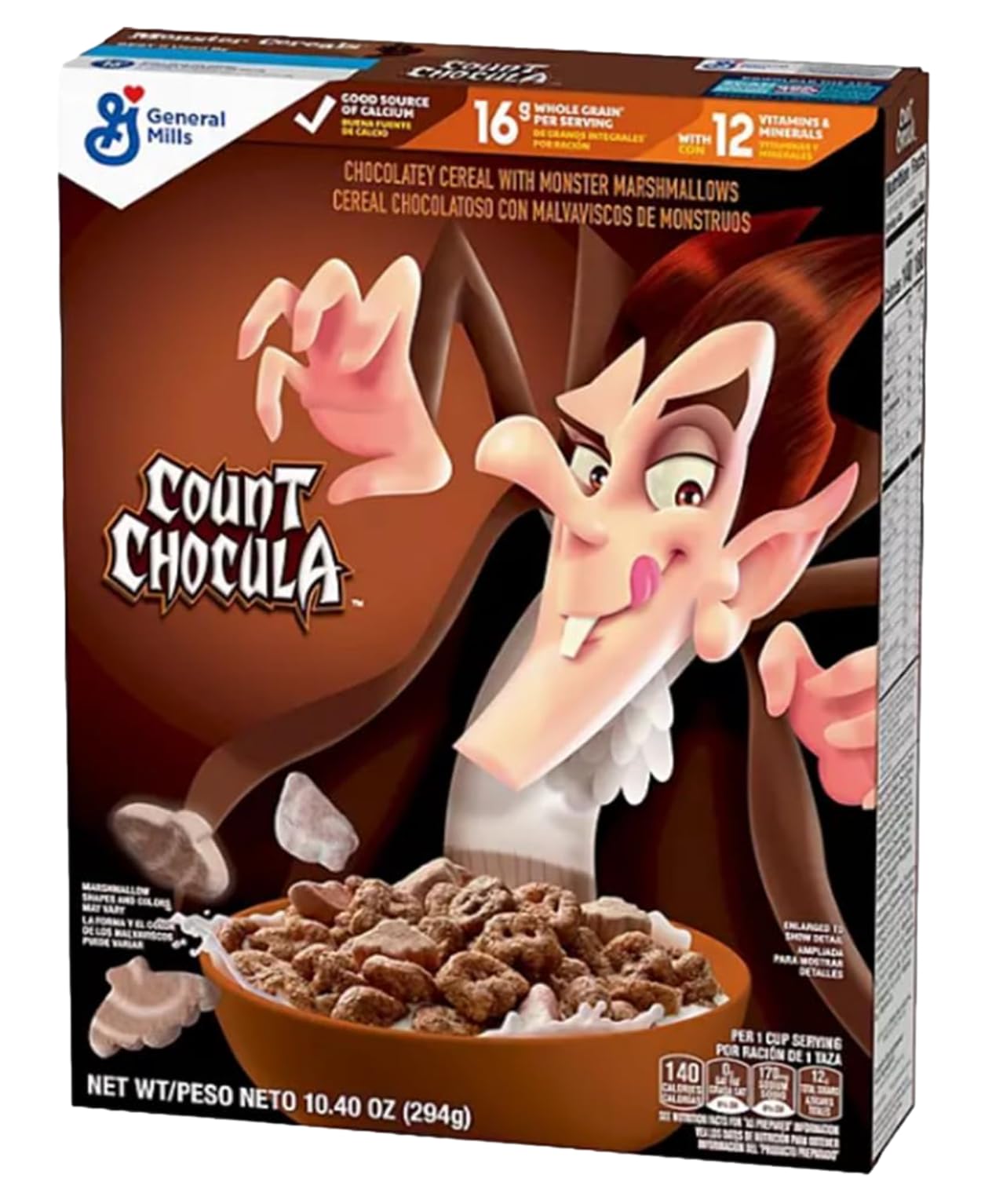 Monster Breakfast Variety Pack Cereals | Featuring Boo Berry, Frankenberry and Count Chocula Flavored Cereals | Bundled with Halloween Fun Marshmallow