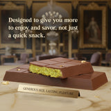 Dubai Chocolate Bar Pistachio - 7 oz Dessert with Pistachio Cream & Kataifi Filling | Gourmet Dubai Chocolate Filling | Elegant Gift Chocolate