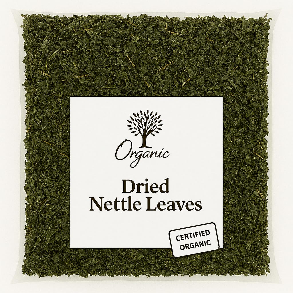 Organic Bio Herbs-Dried Nettle Leaf/Leaves - All-Natural, Premium, and Sustainable for Herbal Tea, Remedies, Crafts, and Eco-Friendly Uses(Urtica