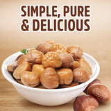 Oneg Roasted Chestnuts Peeled and Ready to Eat, 6 Pack of Organic Roasted Chestnuts 5.3oz Each, Vacuum Packed Perfect for Snacking or Holiday Treats