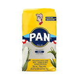 P.A.N. White Corn Meal - Pre-cooked Gluten Free and Kosher Flour for Arepas (2 lb 3.27 Oz / Pack of 1)