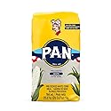 P.A.N. White Corn Meal - Pre-cooked Gluten Free and Kosher Flour for Arepas (2 lb 3.27 Oz / Pack of 1)