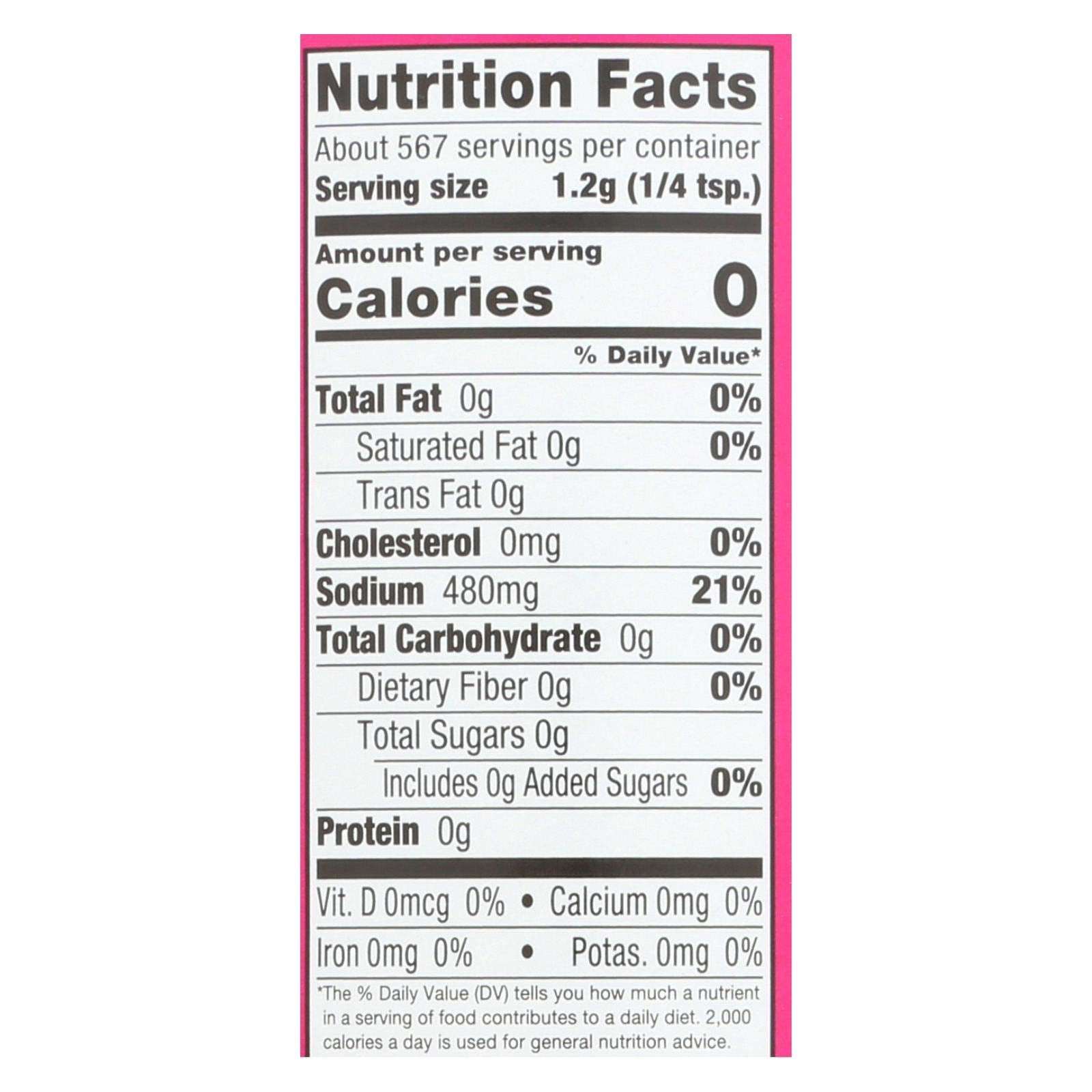 ALESSI FINE HIMALAYAN PINK SALT 24 OZ SHAKER (1 pk)