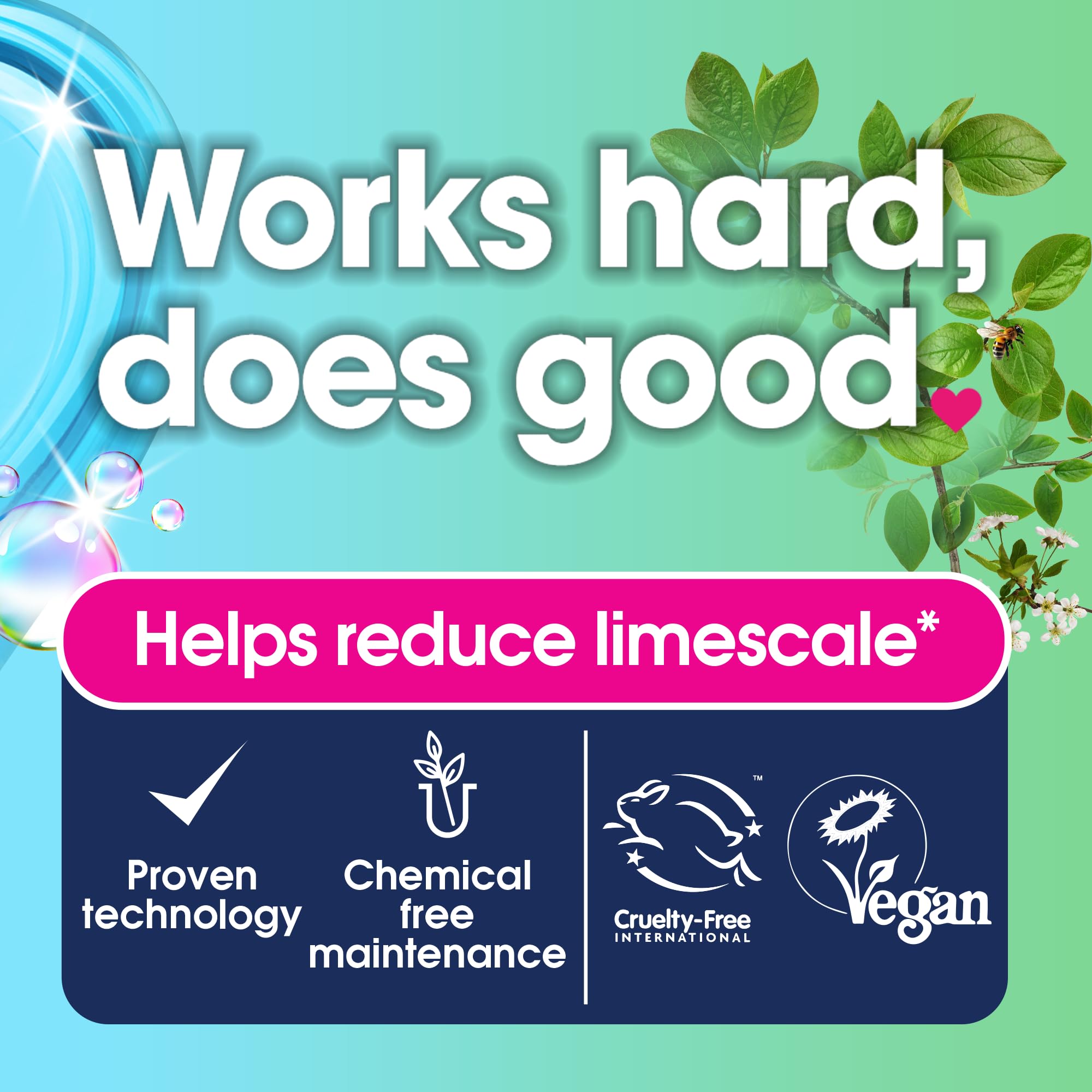EcoZone Magnoball Anti-Limescale Device for Dishwashers & Washing Machines, Reusable Magnetic Limescale Remover & Descaler, Drum & Interior Cleaner