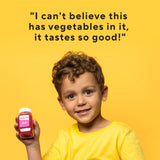 Kids Fruit & Veggie Juice by Raw Generation - 40 Produce Types Weekly, Sugar-Free, Flash-Frozen, 4-Week Supply for Picky Eaters, Cold Pressed