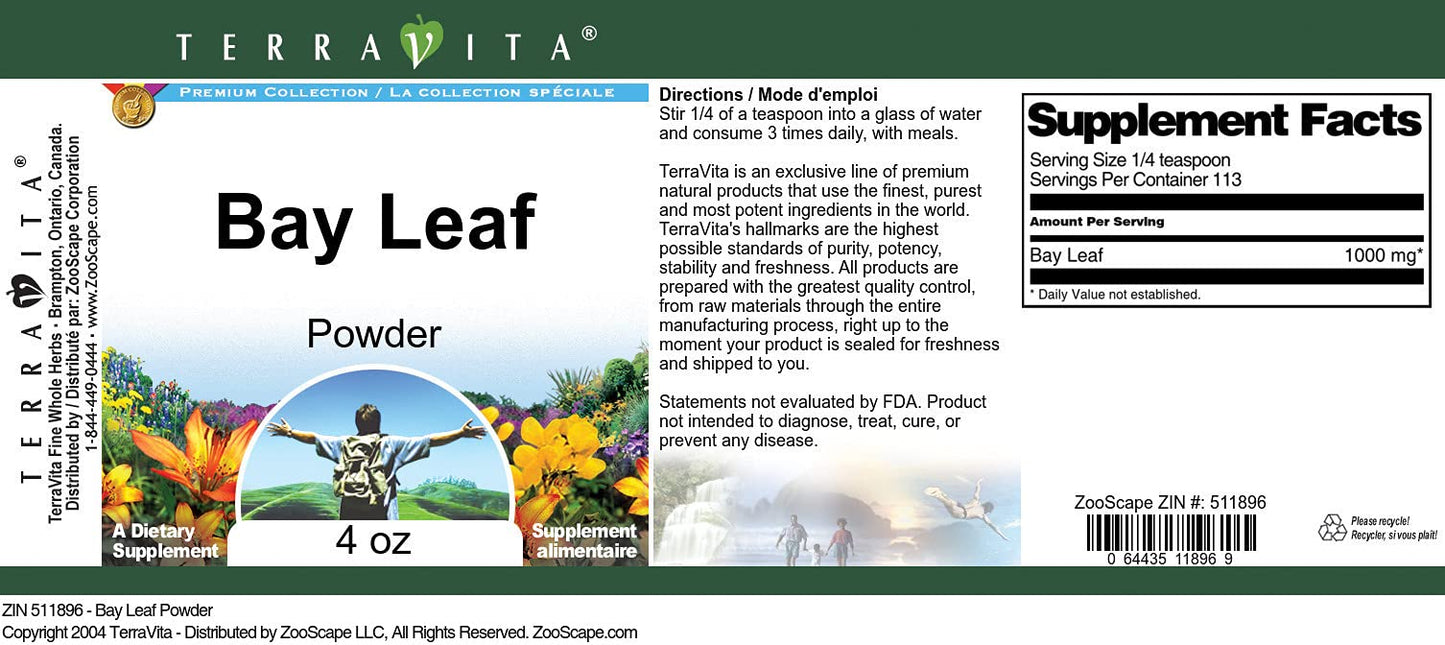 Bay Leaf Powder (4 oz, ZIN: 511896) - 3 Pack