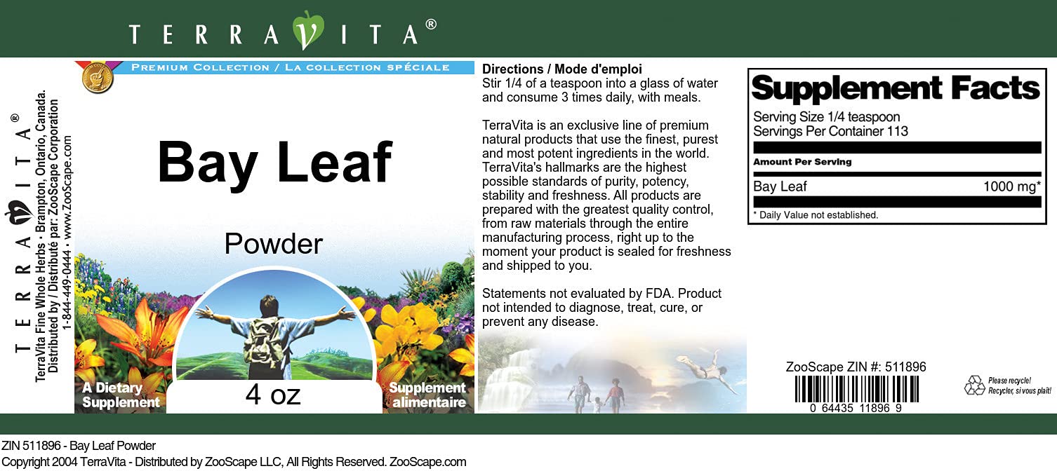 Bay Leaf Powder (4 oz, ZIN: 511896) - 3 Pack