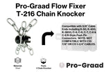 Pro-Graad FlowFixer T-216 2" Chain Knocker Drain Cleaning Head | Heavy Scale Removal | Compatible Fit RIDGID K-50 K-400 K-3800 | C-4 C-6 C-7 C-8 C-9