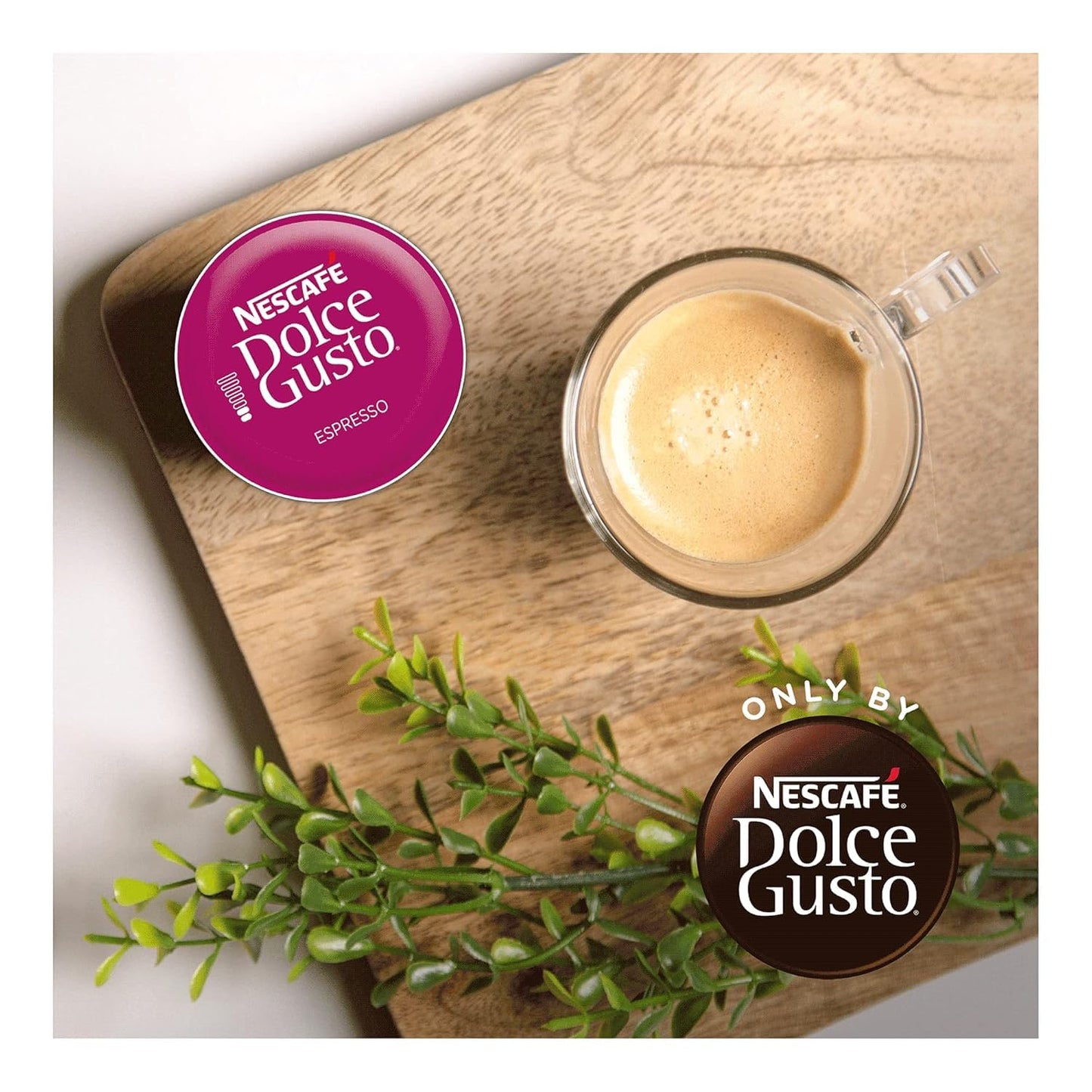 NESCAFÉ Dolce Gusto Espresso Coffee Pods, 30 Capsules (Pack of 3, Total 90 Capsules, 90 Servings)