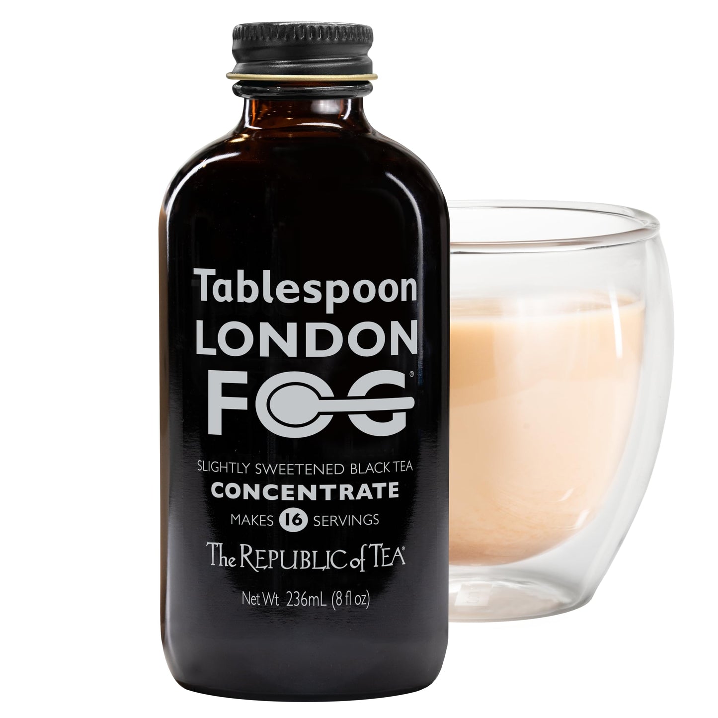 The Republic of Tea - Tablespoon London Fog, Black Tea Concentrate, 8 fl oz -16 Servings
