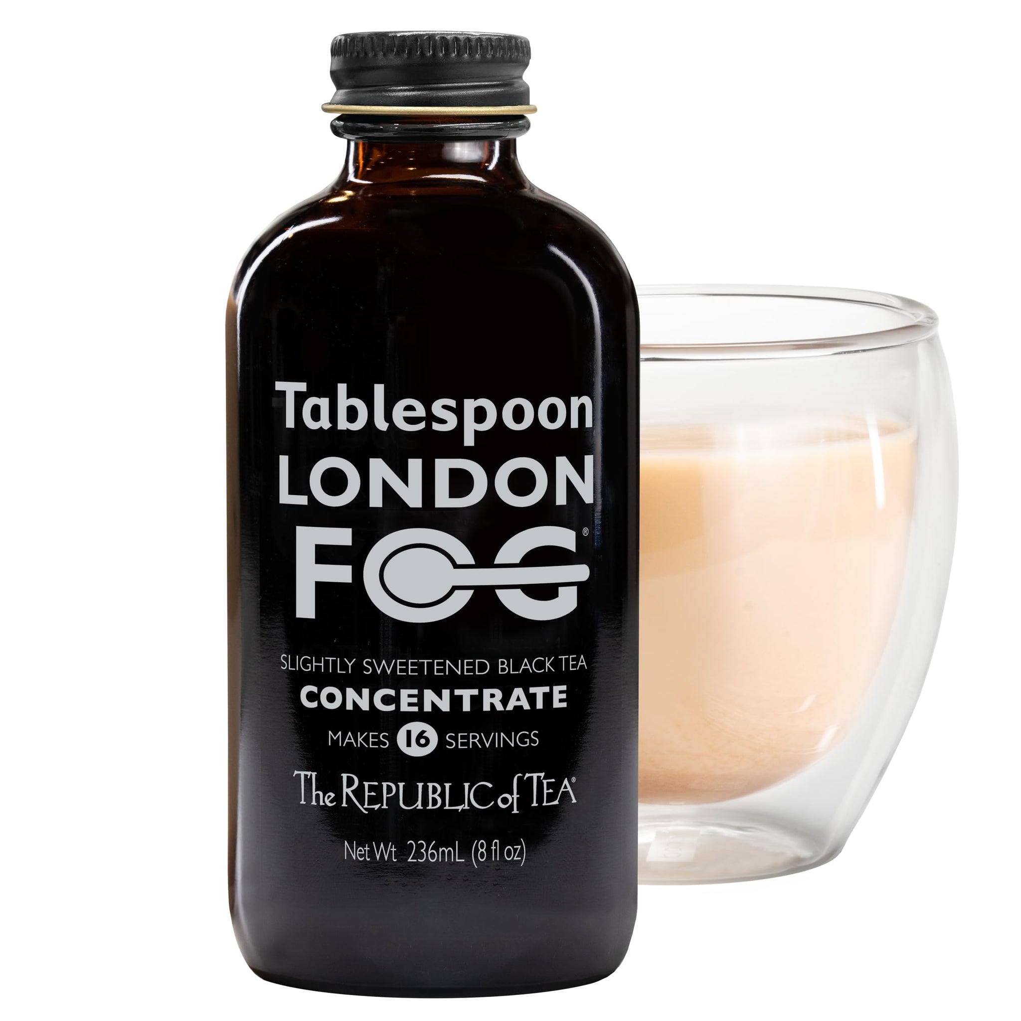 The Republic of Tea - Tablespoon London Fog, Black Tea Concentrate, 8 fl oz -16 Servings