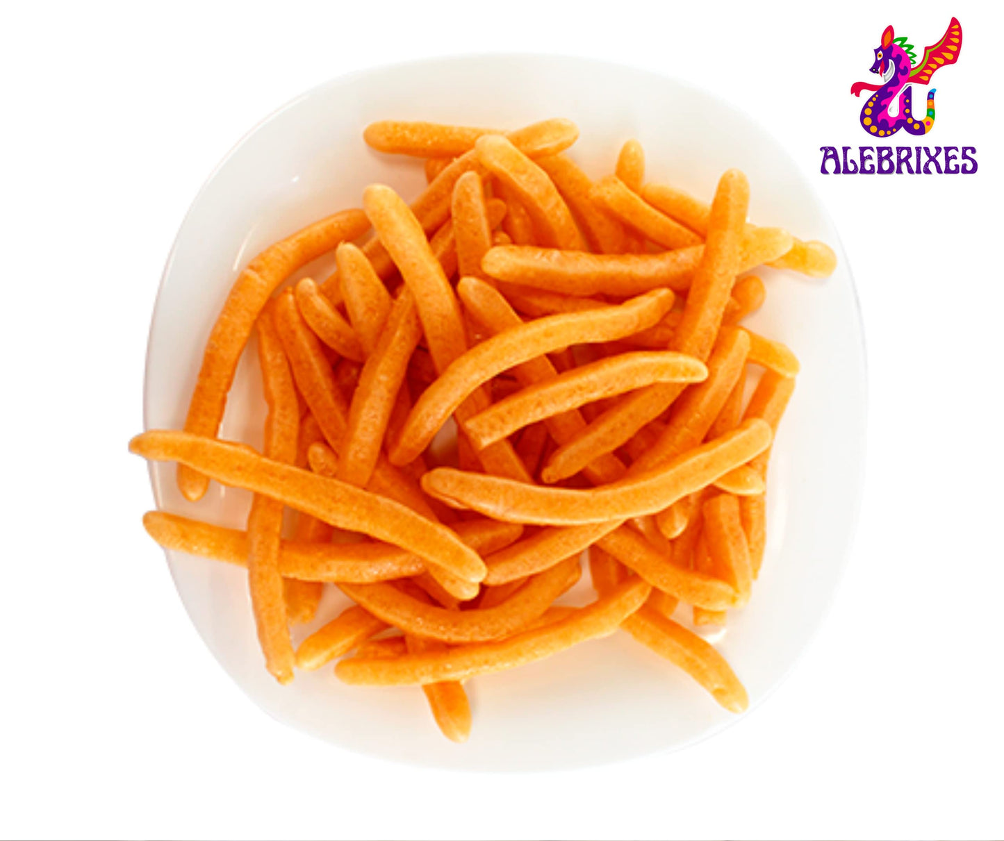 Alebrixes | Mexican Wheat Straw Pellets 8oz (226g) | Duritos - Mexican Snack | Chicharron - Fritura De Harina Para Freir | Savory, Classic, Crispy
