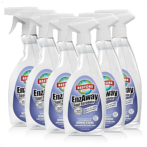 Restore Naturals Enzaway Spot Remover Spray - 22oz - Stain Treater Spray, Rug Cleaner, and Laundry Stain Remover | Plant Based | Biodegradable | Non