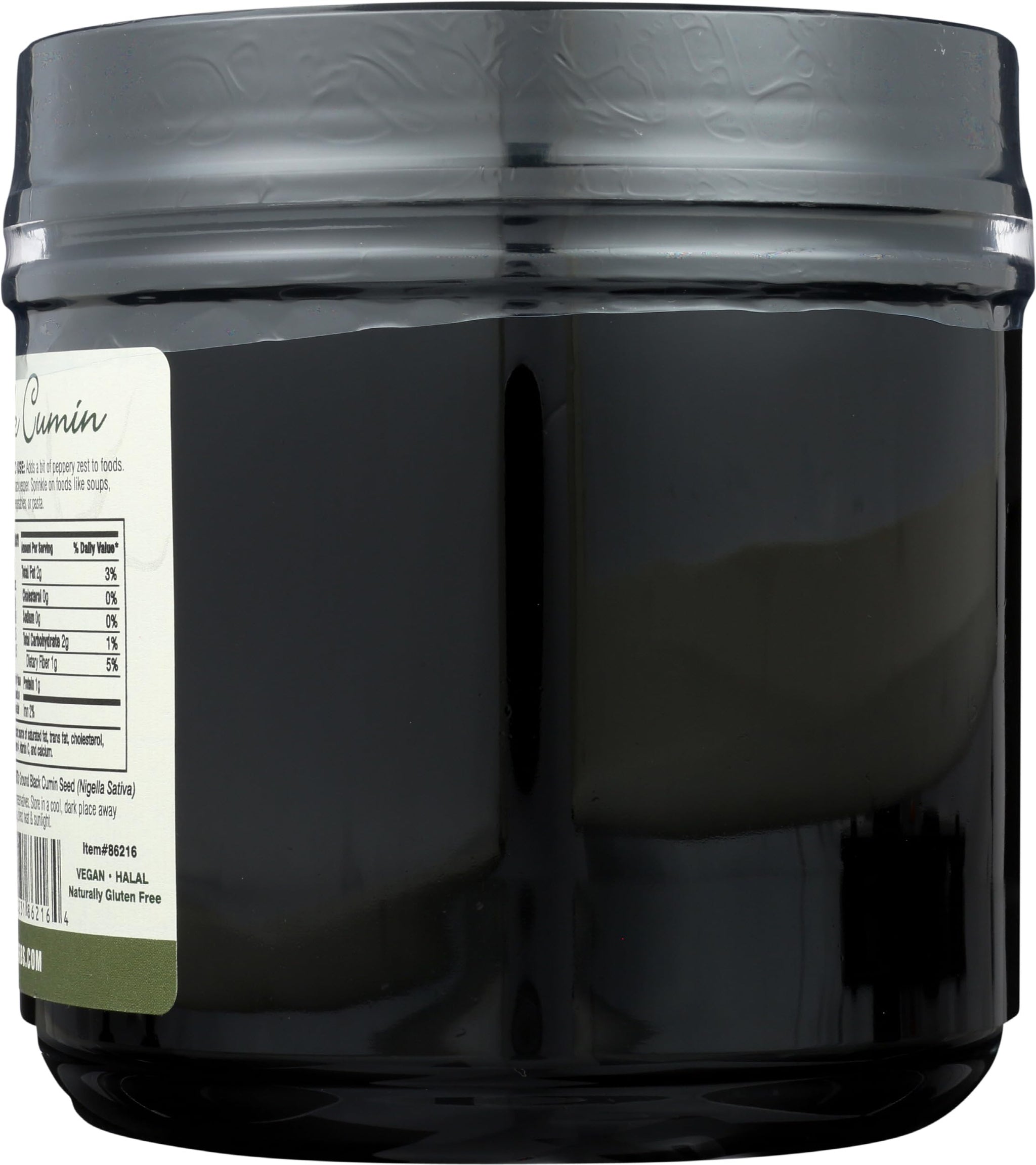 Amazing Herbs Premium Ground Black Cumin Seeds - Finely Ground Nigella Sativa, Gluten Free, Non GMO, Supports Cardiovascular Function & Preserves
