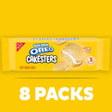 OREO Golden Cakesters Soft Snack Cakes, 8-3.03 oz Snack Packs