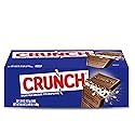 CRUNCH Full-Size Candy Bar, Creamy Milk Chocolate with Crunchy Crisped Rice, 36 Individually Wrapped Bars, 1.55 oz Each