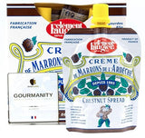 Clement Faugier Chestnut Spread From France 3oz (Pack of 4) Chestnut Jam Pouch | Creme De Marron Chestnut Puree | Chestnut Paste French | Gourmet
