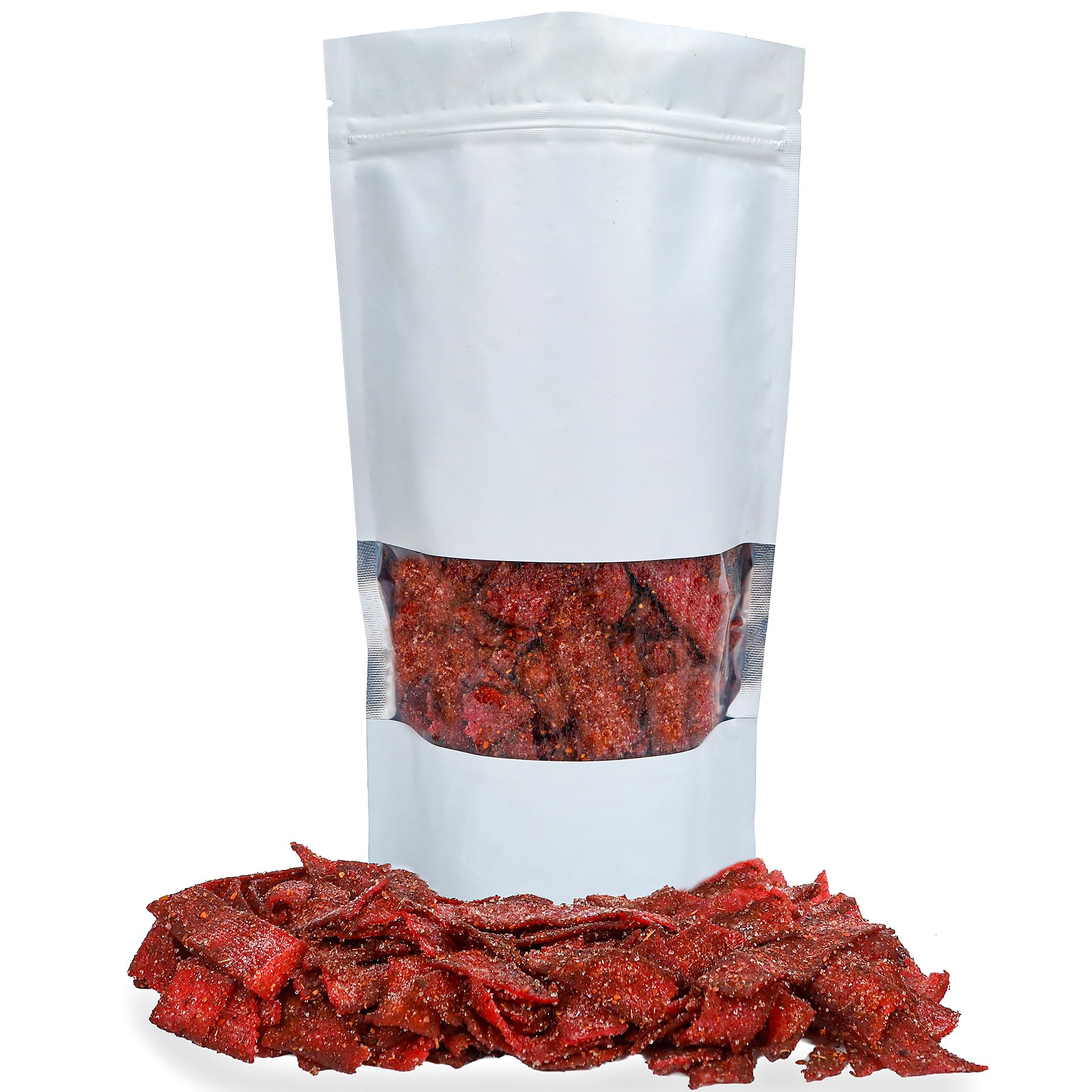 Velvet Sales, Spicy Sweet and Sour Gummy Belts 1 pound, Resealable Bags, (Strawberry)
