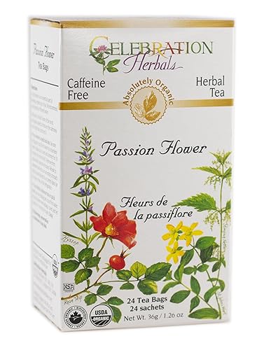 Celebration Herbals Passion Flower Tea Maracuja 24 Tea Bags