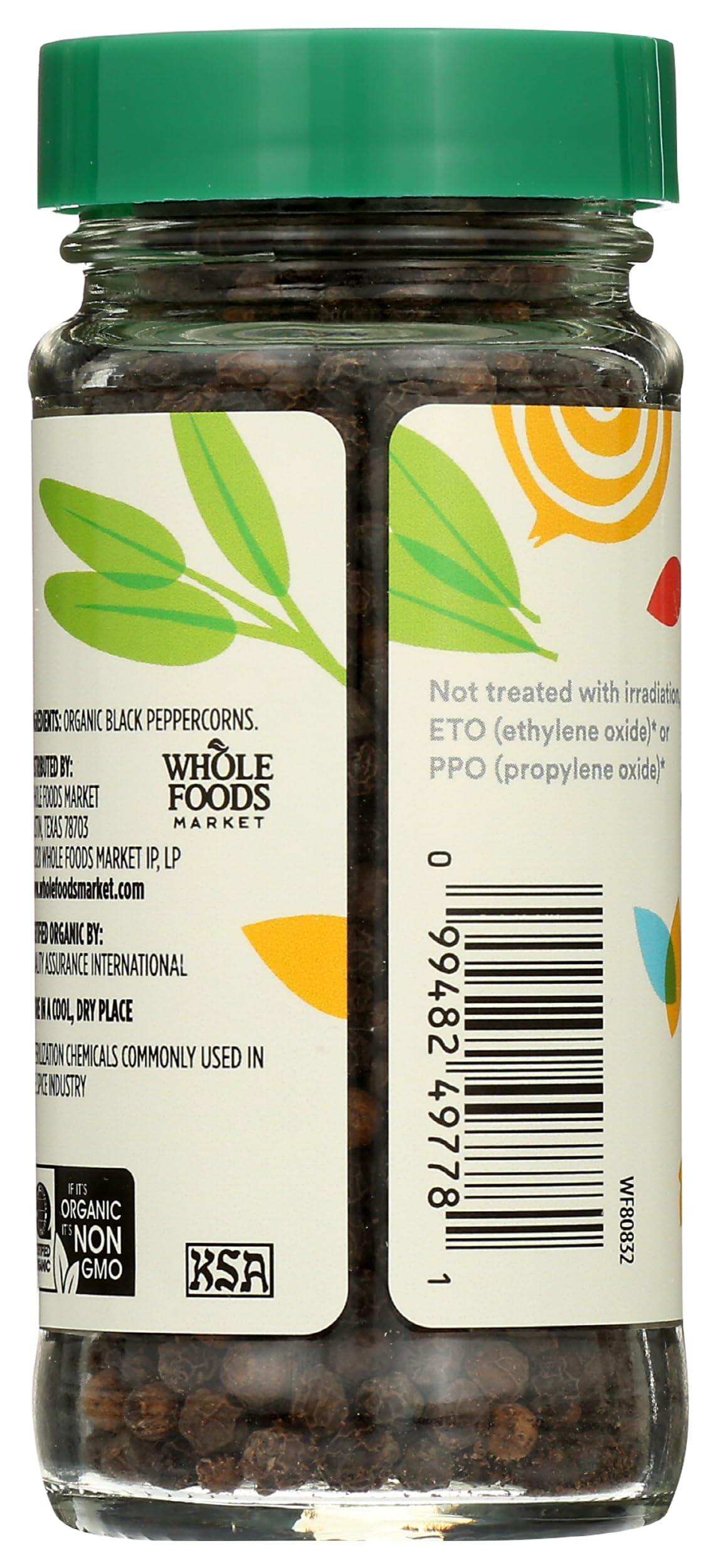 365 by Whole Foods Market, Organic Black Peppercorns, 1.87 Ounce