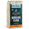 ONE IN A MILL Semolina Flour 2 LB (Pack of 1) | High Protein Durum Wheat Flour for Pizza Dough, Pasta, Bread, and Couscous | Vacuumed Packed