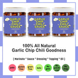 SAUCE UP Original Garlic Chip Chili Sauce - Super Crunchy Artisanal Topping & Condiment | Chef-Curated in NY with Fried Garlic Chips & Peanuts | Bold