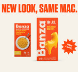 Banza Elbows & White Cheddar Mac and Cheese - High Protein, Gluten Free, and Lower Carb Protein Mac and Cheese - 5.5oz