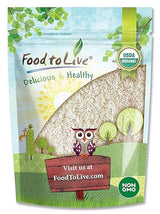 Food to Live Organic Long Grain White Rice, 5 Pounds - Non-GMO, Vegan, Kosher. Easy to Cook. Stays Separate and Fluffy. Low in Fat. Perfect for Stuffing, Pilafs, Salads.