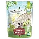 Food to Live Organic Long Grain White Rice, 5 Pounds - Non-GMO, Vegan, Kosher. Easy to Cook. Stays Separate and Fluffy. Low in Fat. Perfect for Stuffing, Pilafs, Salads.