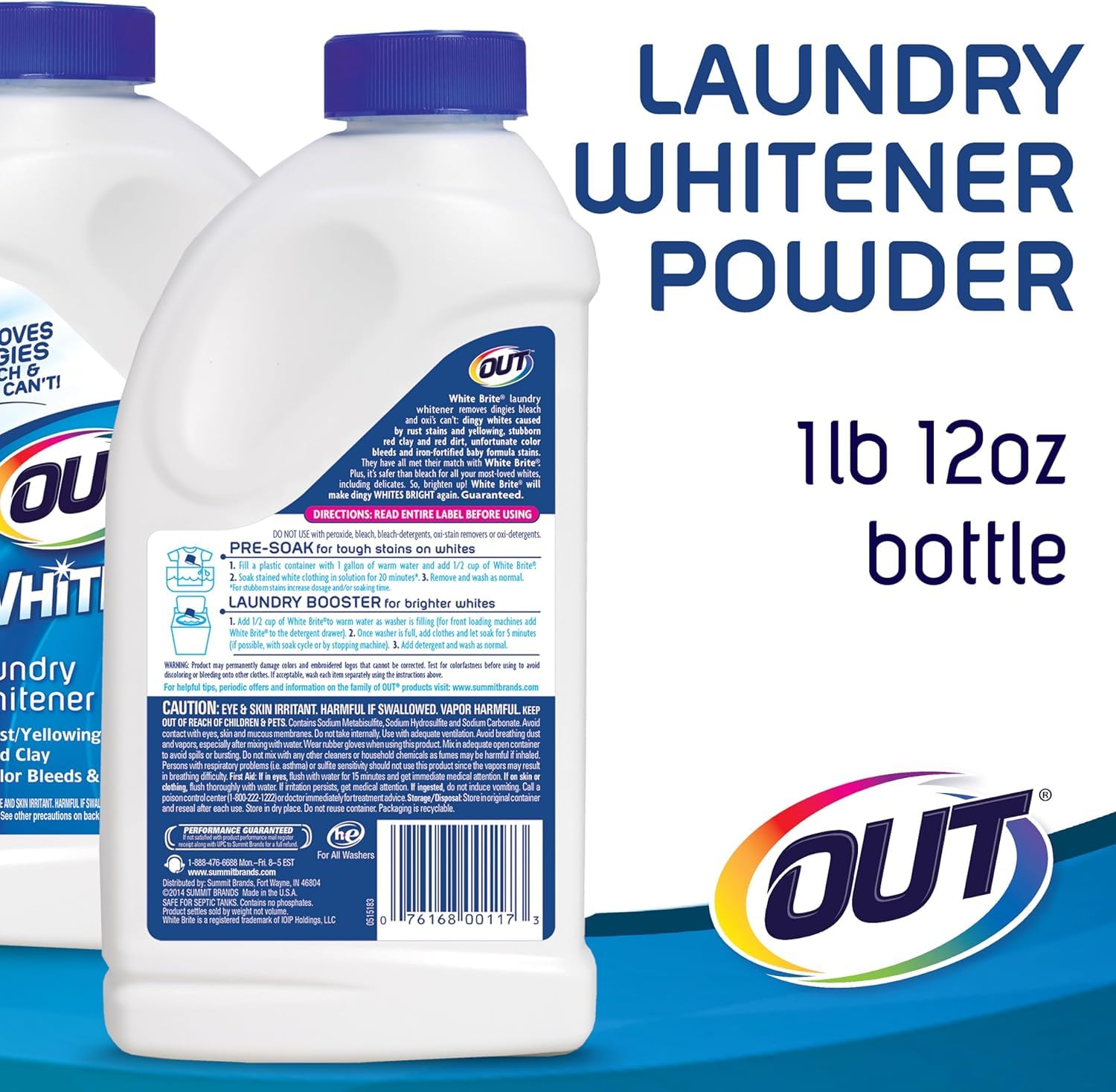 White Brite No Scent Laundry Whitener Powder 1 lb. 12 oz.