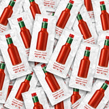Hot Sauce Packets Bulk - 35 Single-Serve Pepper Sauce Sachets (3g Each) | Pizza, Takeout, Restaurants, Travel & On-the-Go