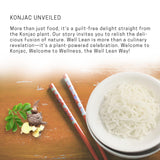 Well Lean Organic Konjac Shirataki Noodles, 12-Pack (24 Serving), Gluten-Free, Keto-Friendly, Low Carb, Low Calorie, 100% Plant-Based, 5 Cal, 2g Carbs