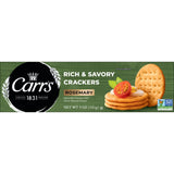 Carr's Crackers, Baked Snack Crackers, Party Snacks, Rosemary, 5oz Box (1 Box)