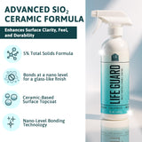 LifeGuard Home Ceramic Spray - Hydrophobic Ceramic Coating for Homes - Repels Dirt, Water, Fingerprints & Grime - Scratch & Stain Resistant - Lasts 6