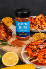 California Rancher Seafood Seasoning, 6oz | Lemon Dill Pepper Salt Blend, Coarse Texture, Gluten-Free, MSG-Free | For Salmon, Shrimp, Fish, Balanced