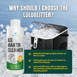 LULUGLITTER Ice Maker Countertop Cleaner 240ml 4 Use For lce Machine Cleaner and Descaler Compatible with EUHOMY silonn All Major Brands