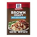 McCormick 30% Less Sodium Brown Gravy Mix, 0.87 oz