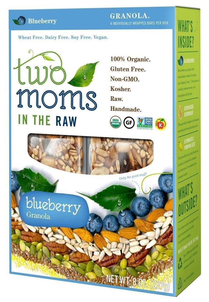Two Moms Blueberry Granola Gluten Free 8 Oz. -Pack of 6
