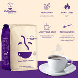 Coffee Bean Direct Costa Rican Tarrazu, Ground Coffee, Arabica Coffee, Light Roast, 5 Pound Bag (Pack of 1)