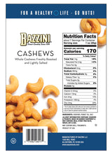 Bazzini Gourmet Nuts, Kosher, Established in 1886, Made in the USA (1 Pouch, Cashews)