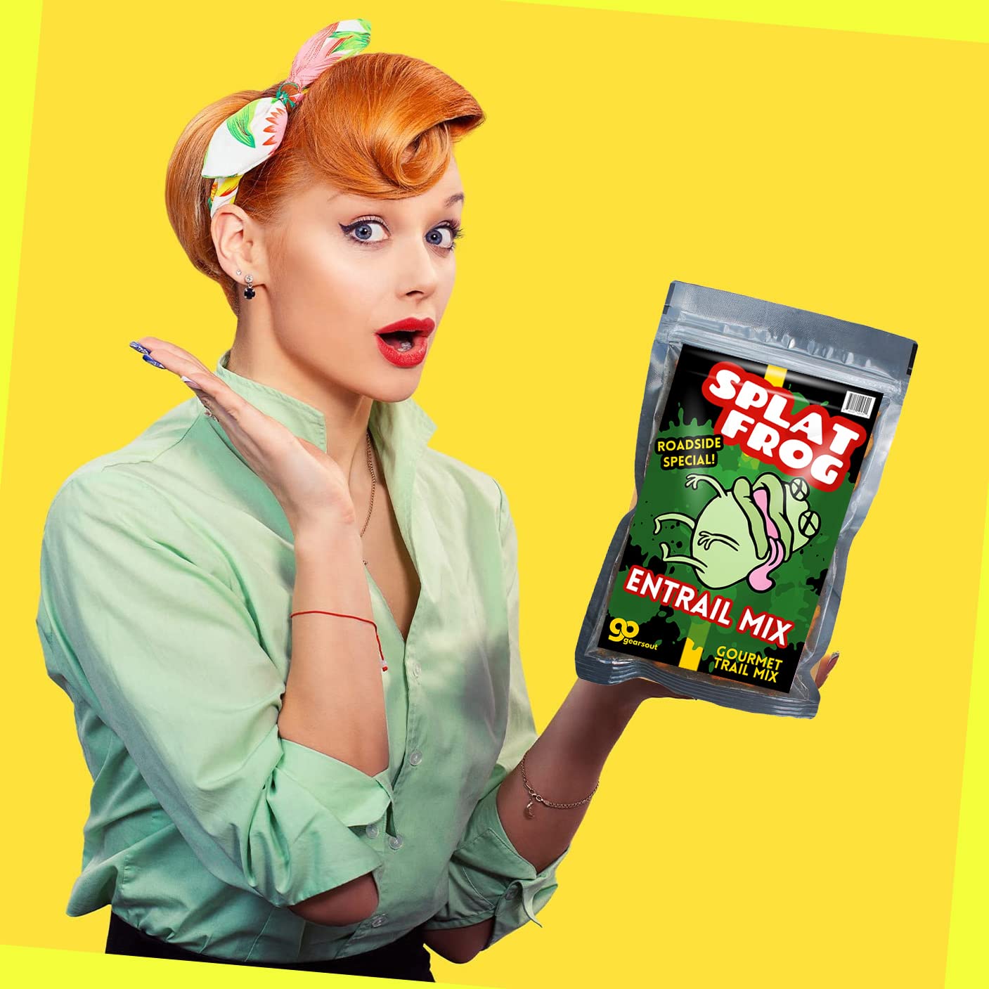 Splat Frog Gourmet Trail Mix - Funny Stocking Stuffers for Friends and Relatives - Gross Joke Holiday Presents Weird Gifts For White Elephant Parties