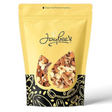 Jaybee’s Raw Deluxe Mixed Nuts Unsalted 3 Pound - Almonds, Cashews, Pecans, Walnuts, Brazil Nuts & Macadamias - Natural Fresh Variety in Resealable